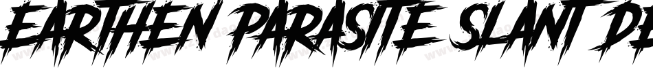 Earthen Parasite Slant DEMO字体转换